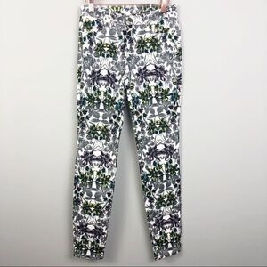 VICTORIA’S SECRET | Midrise Siren Skinny Jeans Floral Print Women’s Size 2